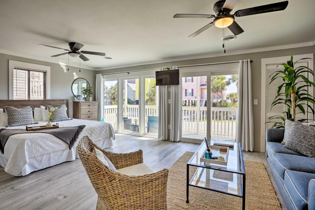 Updated Studio 1-Block Walk To Surfside Beach! 미를 비치 외부 사진