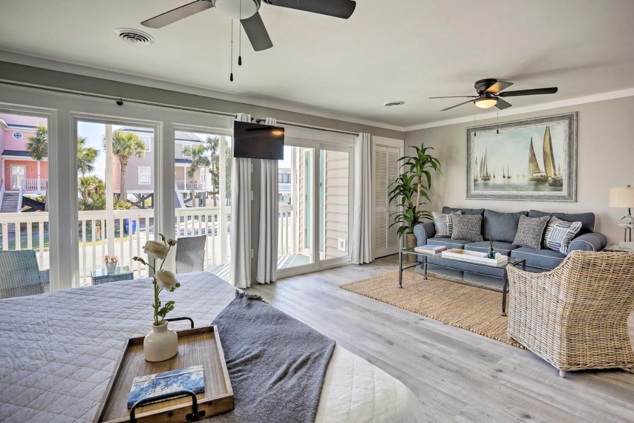 Updated Studio 1-Block Walk To Surfside Beach! 미를 비치 외부 사진